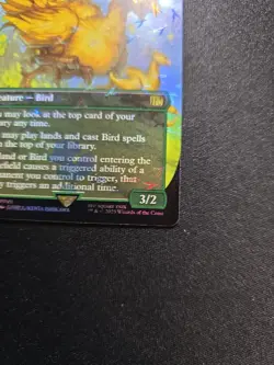Traveling Chocobo (Borderless) (Chocobo Track Foil) Final Fantasy MTG Magic NM - Image 2