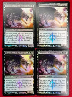 MTG Foil 4X Chancellor of the Dross X4 New Phyrexia Magic - (3X LP & 1X HP) - Image 1