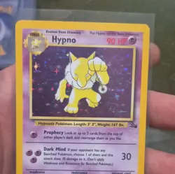 Wizards of the Coast Pokemon TCG Hypno 8/62 Fossil Holo Rare Unlimited 90HP - Image 2