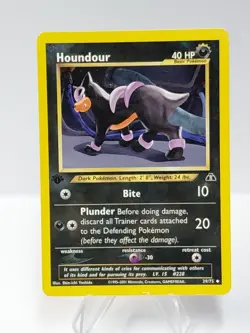 Houndour 39/75 1st Edition Neo Discovery Non-Holo Pokemon Card - Image 1