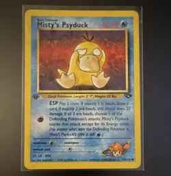 The Pokemon Company Pokemon TCG Misty's Psyduck 90/132 Gym Challenge 1st Ed - Image 1