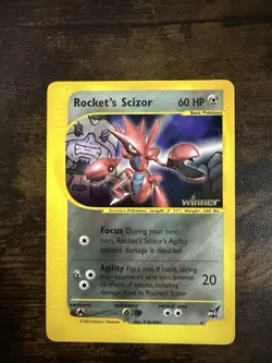 Rocket's Scizor Winner - Stamped #4 Best of Game - Pokemon TCG - 2002 - Image 1