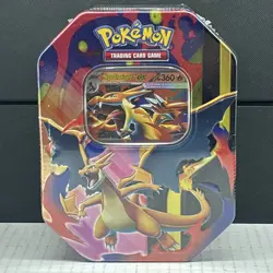 Pokemon TCG Mega Charizard ex Tin Mega Charizard Y ex Promo (Factory Sealed) NEW - Image 1