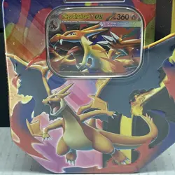 Pokemon TCG Mega Charizard ex Tin Mega Charizard Y ex Promo (Factory Sealed) NEW - Image 4