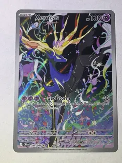 Pokemon Xerneas 091/086 Chaos Rising Illustration Rare Holo Full Art - Image 1