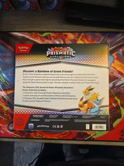 Pokemon TCG Scarlet & Violet Prismatic Evolutions Poster Collection Box - Image 2