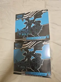 Pokemon TCG Scarlet & Violet Black Bolt ETB Mega Etb Lot of (4) SEALED - Image 1