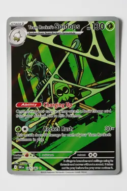 Team Rocket's Spidops 187/182 Pokemon TCG: Destined Rivals IR (A) - Image 1