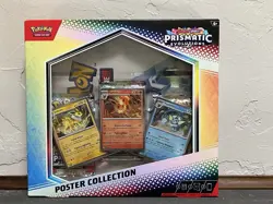Pokemon Scarlet & Violet Prismatic Evolutions Poster Collection NEW SEALED - Image 1