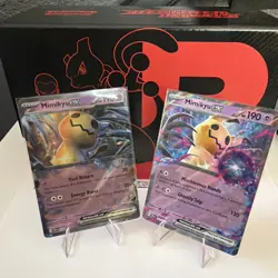 Pokemon TCG Mimikyu ex Sv Black Star Promo 004 & MIMIKYU ex 069/159 - Image 1