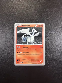 Pokemon TCG Reshiram Card 2011 World Championships 26/114 David Cohen - Image 1