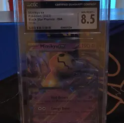Mimikyu ex 004 Scarlet & Violet Promo Holo CGC 8.5 Pokemon Card 2023 - Image 2
