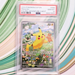 PSA 10 2024 POKEMON SVP EN #088 Pikachu Paldea Adventure Chest Promo Card - Image 1