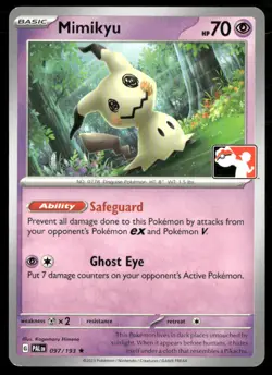Mimikyu 097/193 Rare 2022 Prize Pack Series Cards Pokemon Near Mint - Image 1