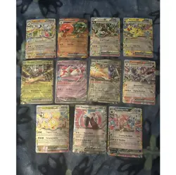 Big lot of 11 Pokemon EX cards from Surging Sparks - Image 1