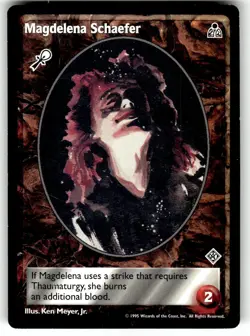 1995 Vampire: The Eternal Struggle CCG: Dark Sovereigns Card Nikolaus Vermeulen - Image 1