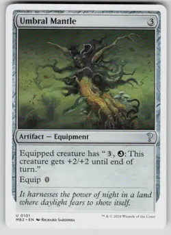 Umbral Mantle (White Border) Uncommon Mystery Booster 2 101 MTG Near Mint 2024 - Image 1