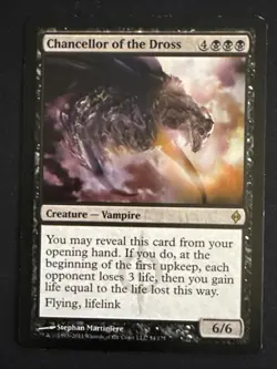 1x Chancellor of the Dross (54) New Phyrexia MP MTG Magic the Gathering x1 MKE - Image 1