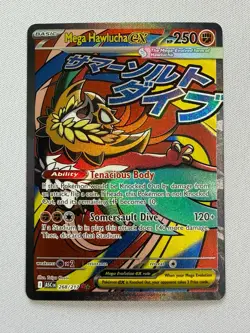 Pokemon Mega Hawlucha EX Ascended Heroes Full Art Mega Attack 268/217 - Image 1
