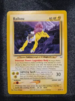 Pokemon Raikou 22/64 Neo Revelation Regular - Image 1