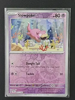Slowpoke 57/142 Stellar Crown Pokemon Reverse Holo NM/M - Image 1