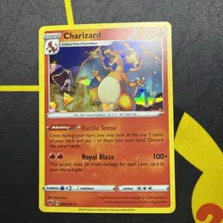 Charizard 025/185 LP/NM Cracked Ice Shattered Holo Promo Pokemon TCG Card 25/185 - Image 1