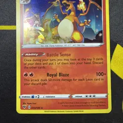 Charizard 025/185 LP/NM Cracked Ice Shattered Holo Promo Pokemon TCG Card 25/185 - Image 3