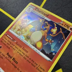 Charizard 025/185 LP/NM Cracked Ice Shattered Holo Promo Pokemon TCG Card 25/185 - Image 4