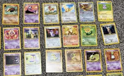 Vintage Pokemon TCG 50-Card Lot Holo/Regular Base2 Gym Rocket 2000 - Image 3