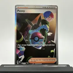 2024 Pokemon Paldean Fates 239/091 Penny Special Illustration Rare Near Mint - Image 1
