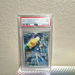 Misty's Psyduck 193/182 Destined Rivals IR Holo EN PSA 9 - Image 1