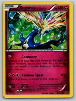 XERNEAS (CRACKED ICE HOLO) 96/146 HOLO HOLO RARE DECK EXCLUSIVES POKEMON LP - Image 1