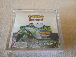 Awesome Factory Sealed POKEMON CELESTIAL STORM BOOSTER BOX With Acrylic Case - Image 1