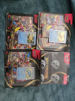 Pokemon Mega Evolutions Enhanced Booster Box and 3 Triple Pack Blisters New - Image 1