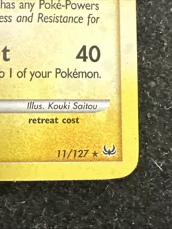 TCG Manectric (11/127) Pokemon Platinum Vintage Holo Rare - LP Cosmos Swirl - Image 2