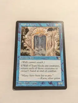 [x1] Wall of Tears Stronghold MTG LP Magic the Gathering Card - Image 1