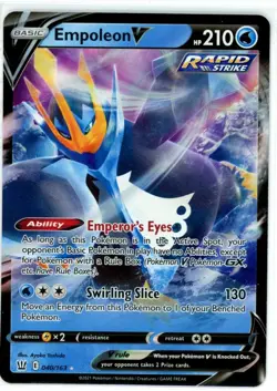 Pokemon TCG Empoleon V 040/163 Swsh05: Battle Styles Ultra Rare - Image 1