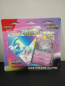 Pokemon Scarlet & Violet Prismatic Evolutions Tech Sticker Collection Sylveon - Image 1