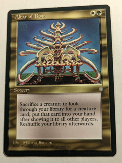 1x Altar of Bone LP English Ice Age MTG Magic Gathering Single Card - Image 1