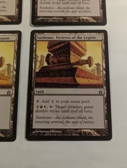 [x4] Sunhome Fortress of the Legion Ravnica MTG LP Magic the Gathering Card - Image 5