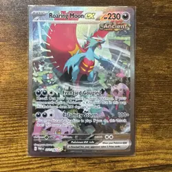 Pokemon TCG Roaring Moon ex 251/182 Special Illustration Rare SIR Paradox Rift N - Image 1