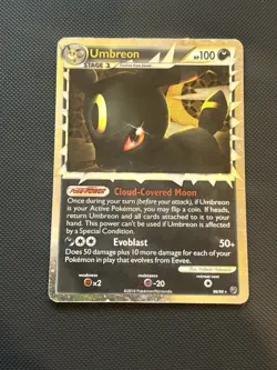 Pokemon Umbreon Prime HGSS Undaunted 86/90 Holo Ultra Rare - Image 3