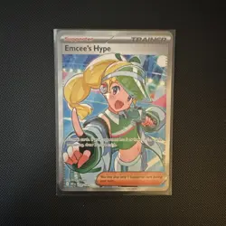 Emcee's Hype 220/182 Ultra Rare Destined Rivals Pokemon NM/M - Image 1