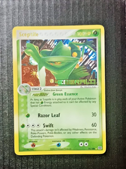 Sceptile 10/106 EX Emerald Stamped Reverse Holo - Pokemon 2005 - EXCELLENT! - Image 1