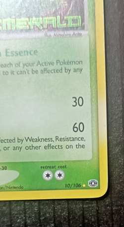 Sceptile 10/106 EX Emerald Stamped Reverse Holo - Pokemon 2005 - EXCELLENT! - Image 4