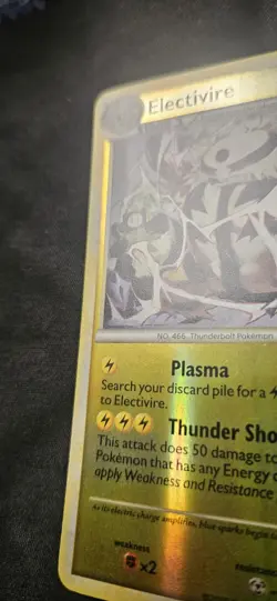 Pokemon Electivire 20/102 Reverse Holo HGSS Triumphant - Image 3