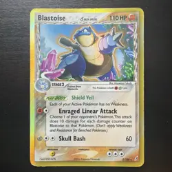 Blastoise #2/100 | Pokemon EX Crystal Guardians Delta Species - DAMAGED - Image 1