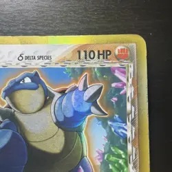 Blastoise #2/100 | Pokemon EX Crystal Guardians Delta Species - DAMAGED - Image 4