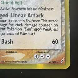 Blastoise #2/100 | Pokemon EX Crystal Guardians Delta Species - DAMAGED - Image 5