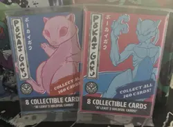 Pokemon Pokai Gaku 2x Sealed First Edition Booster Pack Art Yeuh Fan Art - Image 1